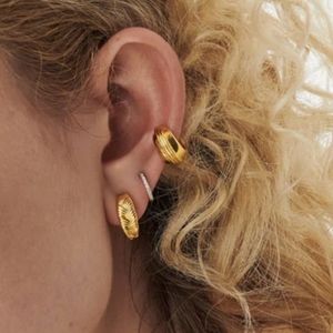 NIB Missoma Mini Braided Hoops